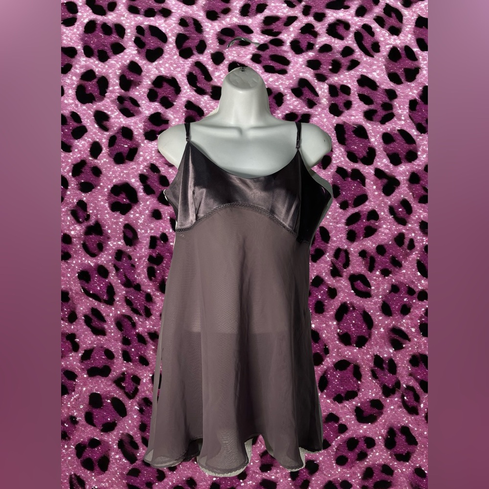 Vintage Victoria’s secret Satin and Sheer Nightgown